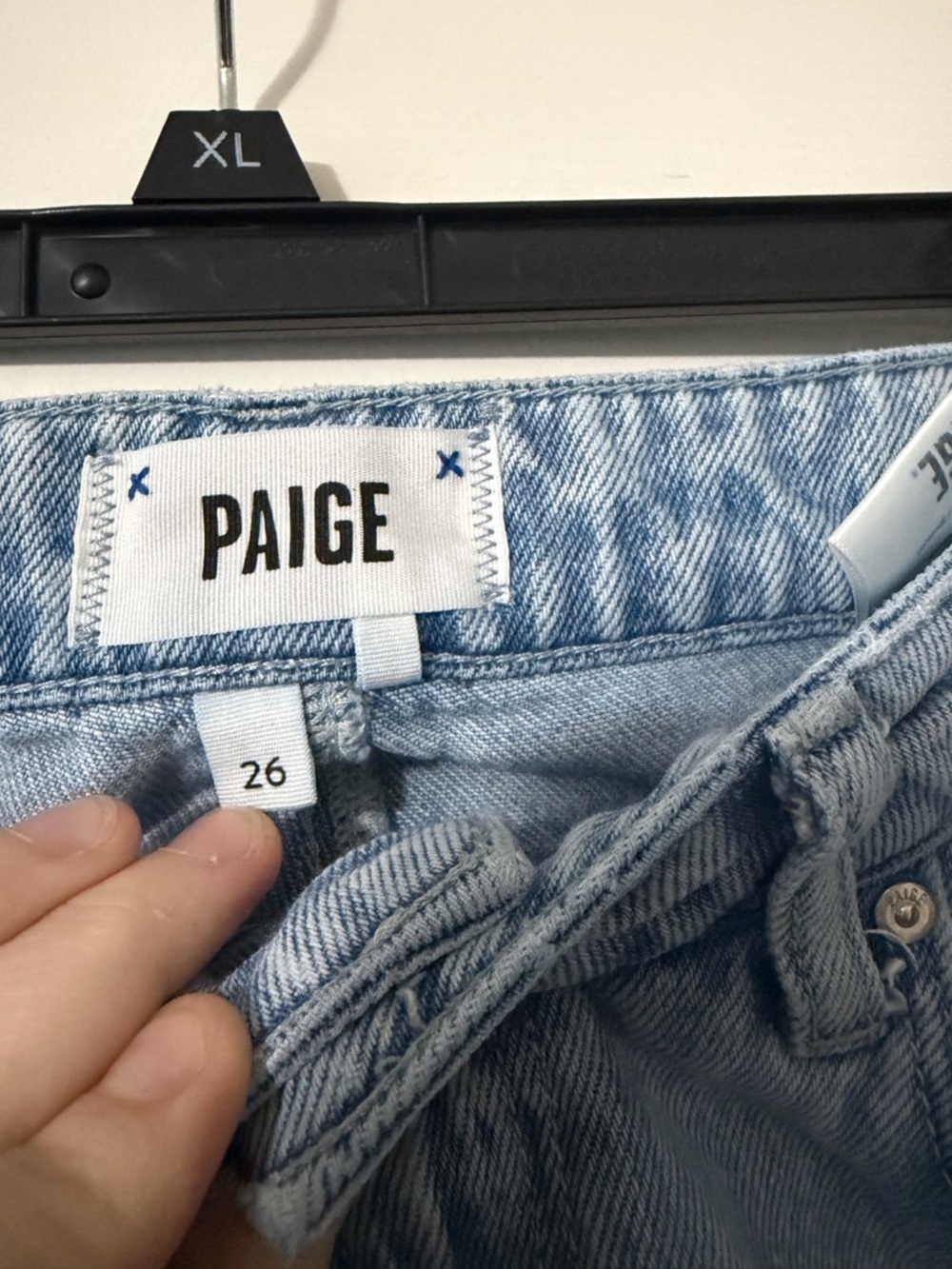 PAIGE Light Wash High-Rise Women's Jeans